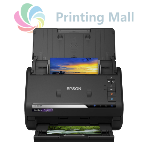 Epson FastFoto FF-680W - Scanner Foto Wireless A4, de Înaltă Viteză