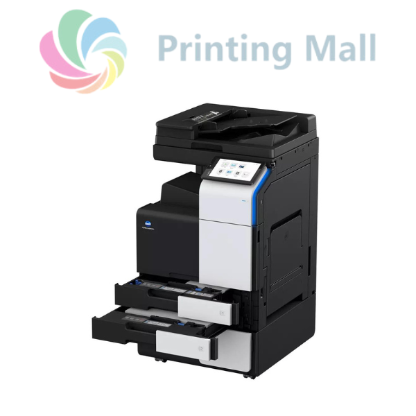 Konica Minolta Bizhub C301i + Alimentator Documente DADF + Stand Mobil + Set tonere CMYK - Instalare Gratuita