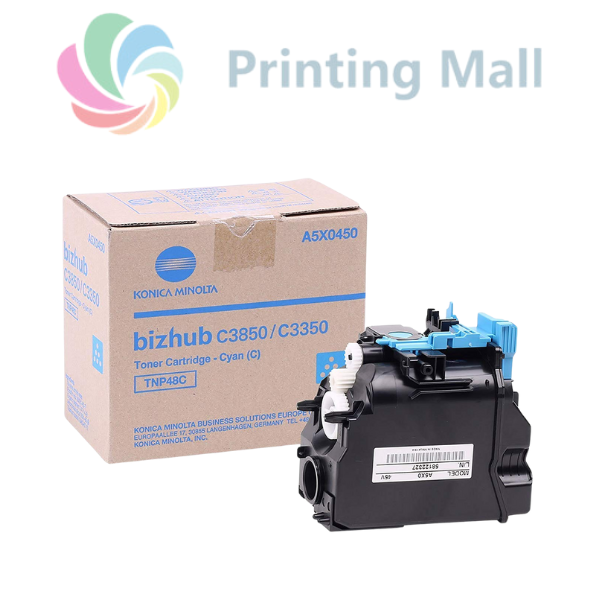 TNP-48 Cyan - Cartus toner original Konica Minolta pentru Bizhub C3350 / Bizhub C3850