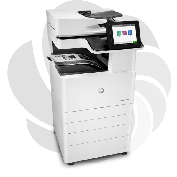 HP LaserJet E72535dn  + Alimentator de documente + Stand mobil + Toner - Multifunctional laser monocrom A3