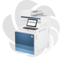 HP LaserJet E786DN + Alimentator de documente + Stand mobil 6GW54A + Set tonere CMYK W915 - Multifunctional A3 Color