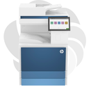 HP LaserJet E786DN + Alimentator de documente + Stand mobil 6GW54A + Set tonere CMYK W915 - Multifunctional A3 Color