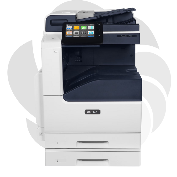 Xerox® VersaLink® C7120 + DADF Single Pass + Stand mobil + Tonere Start - Multifunctional laser A3 color cu 2 casete hartie