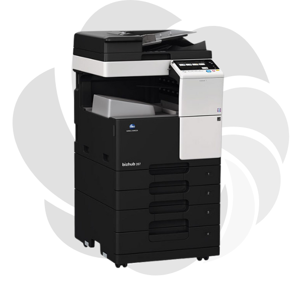 Konica Minolta Bizhub 287 + Alimentator Documente RADF + Stand Mobil + Toner - Instalare Gratuita