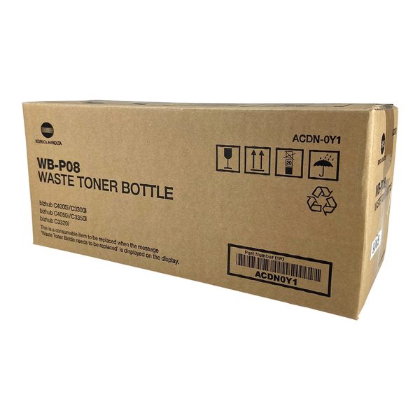 WB-P08 Waste Toner Bottle original pentru Bizhub C3300i / C4000i / C3320i / C3350i / C4050i