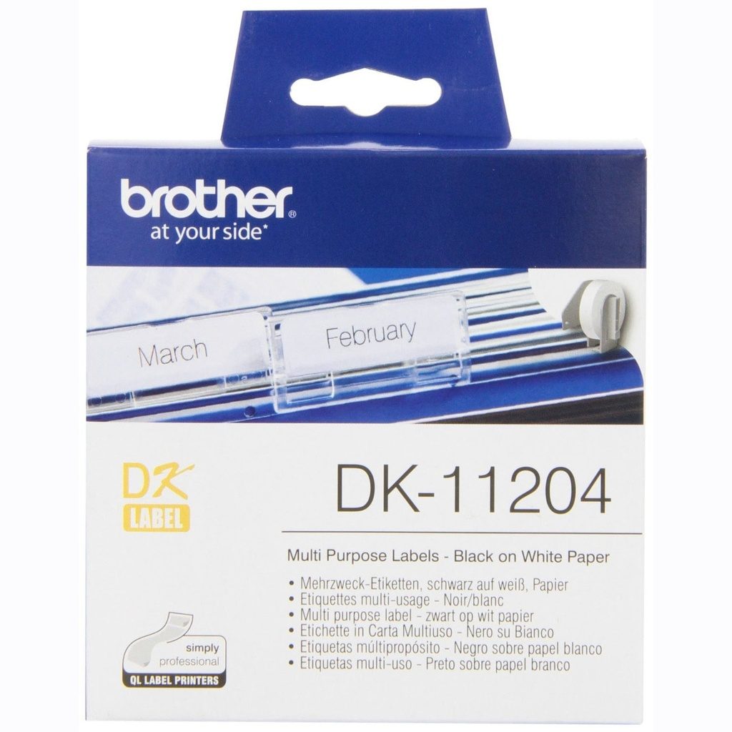DK11204 / DK-11204 - Rola etichete originala Brother 17x54mm 400 etichete/rola