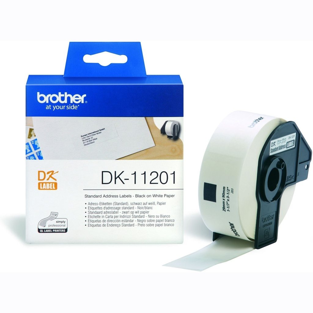DK11201 / DK-11201 Rola etichete originala Brother Standard Address Label 29mm x 90mm