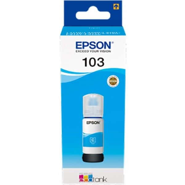 Epson 103 Cyan EcoTank - Flacon cerneala originala 