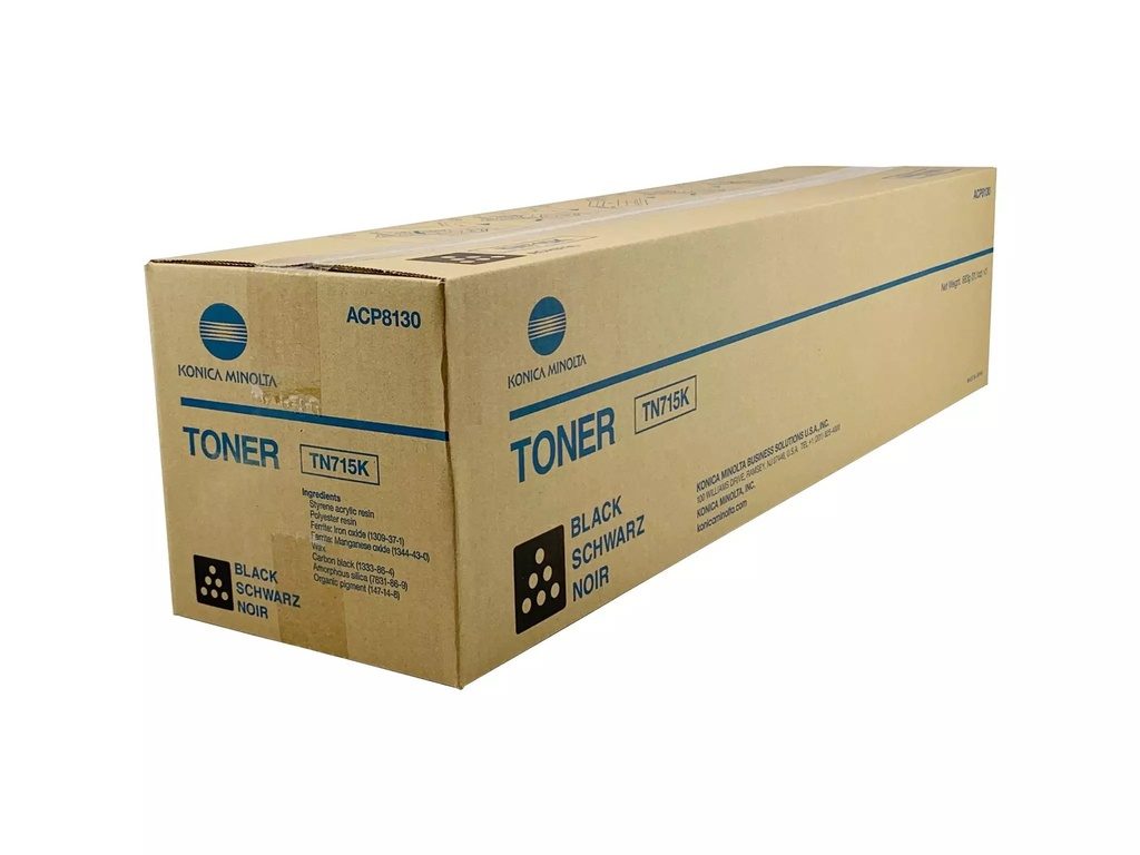 TN-715 Black - Cartus toner original Konica Minolta pentru Bizhub C750i