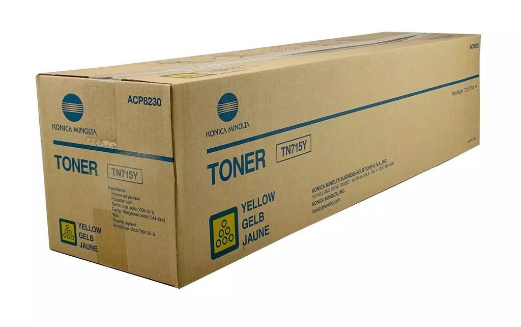 TN-715 Yellow - Cartus toner original Konica Minolta pentru Bizhub C750i