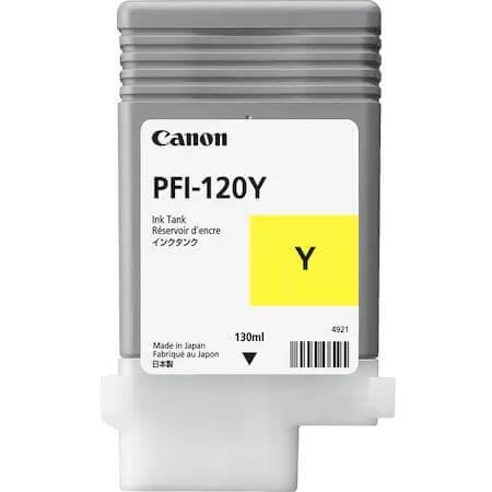 PFI-120 Yellow - Cartus cerneala original Canon 130ml pentru TM-200 / TM-300