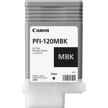 PFI-120 Matte Black - Cartus cerneala original Canon 130ml pentru TM-200 / TM-300