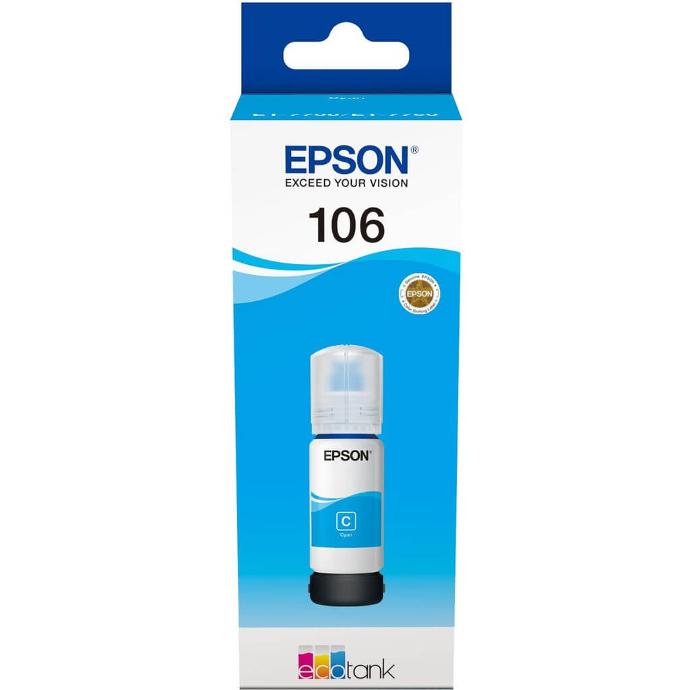 Epson 106 Cyan EcoTank - Flacon cerneala originala 