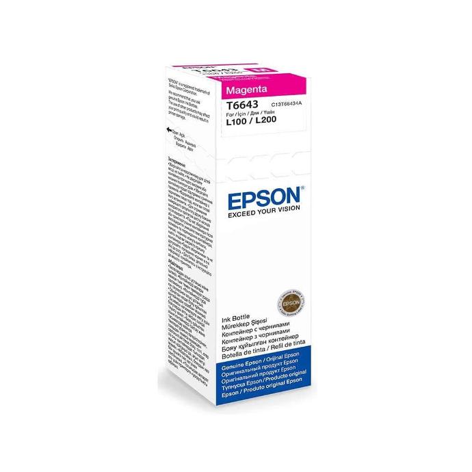 Epson T6643 Magenta - Flacon cerneala originala 