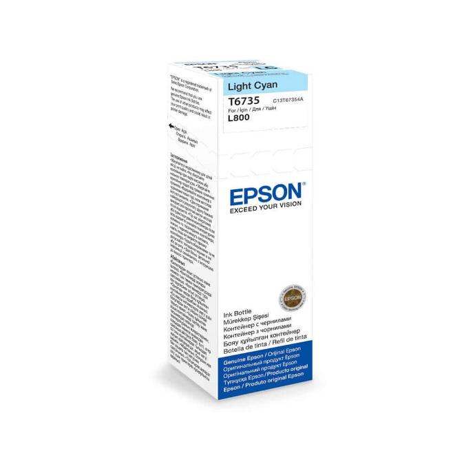 Epson T6735 Light Cyan - Flacon cerneala originala 