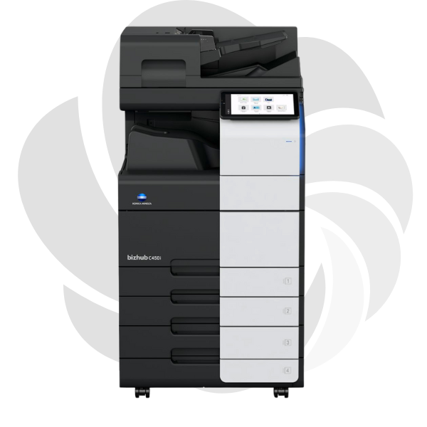 Konica Minolta Bizhub C450i + Alimentator Documente DADF + Stand Mobil + Set tonere CMYK - Instalare Gratuita