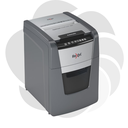 Distrugator documente automat REXEL OPTIMUM 90X, P4, cross-cut (confeti), 90 coli, cos 34l, negru-gri