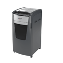 Distrugator documente automat REXEL OPTIMUM 750X, P4, cross-cut (confeti), 750 coli, cos 140l, negru-gri