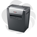 Distrugator documente manual REXEL MOMENTUM X308, P3, cross-cut (confeti), 8 coli, cos 15l, negru