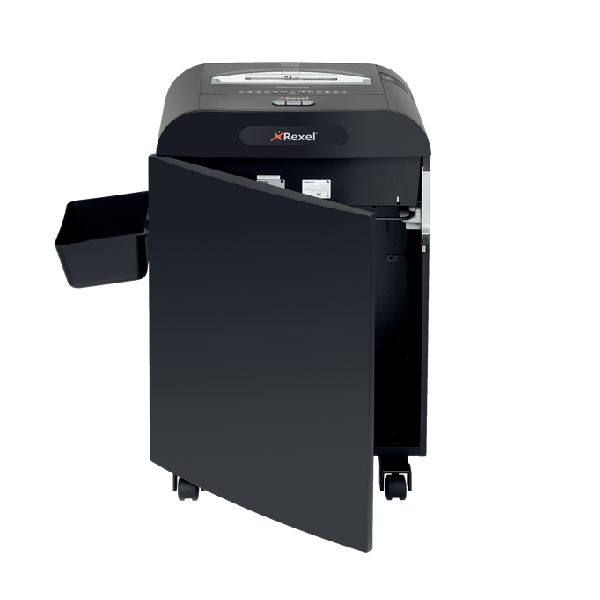 Distrugator documente manual REXEL MERCURY RDS2270, P2, strip-cut (fasii), 22 coli, cos 70l, negru