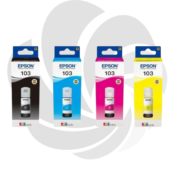 Set cartuse EPSON 103 CMYK pentru EcoTank L1110/L3110/L3111/L3150/L3151/L5190