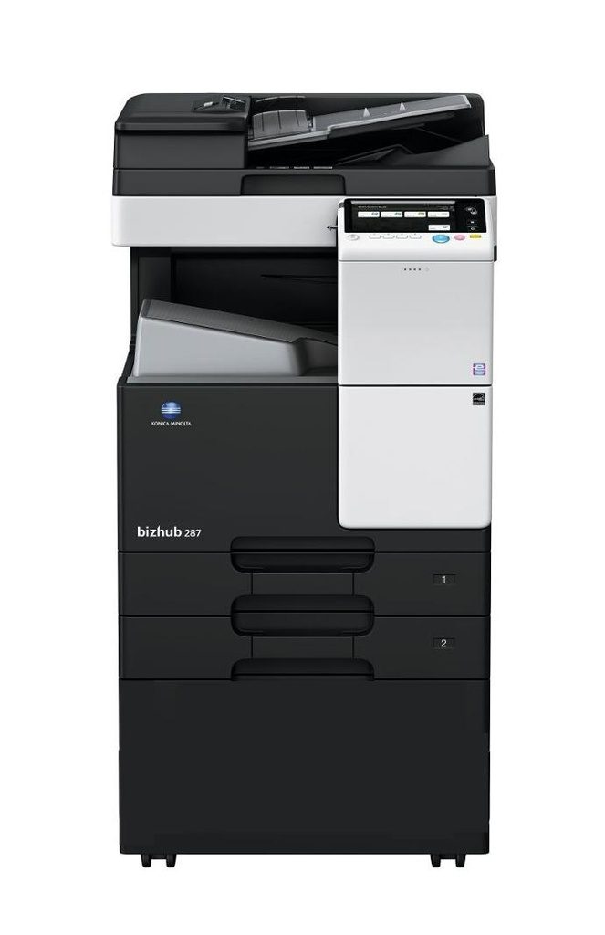 Konica Minolta Bizhub 287 + Alimentator Documente RADF + Stand Mobil + Toner - Instalare Gratuita