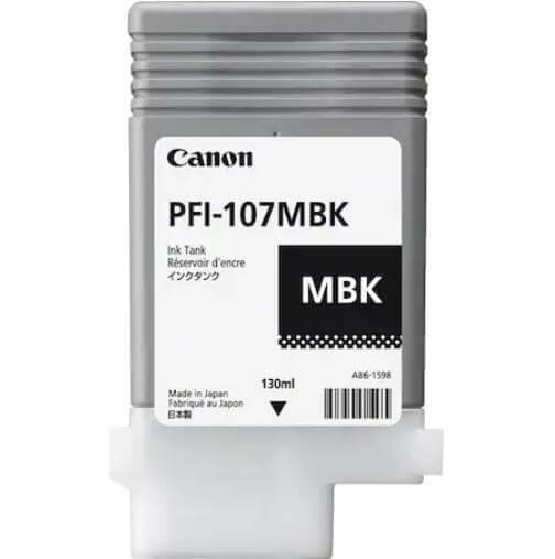 PFI-107 Matte Black - Cartus cerneala original Canon Dye Ink pentru IPF670 / IPF680 / IPF685 / IPF770 / IPF780 / IPF785