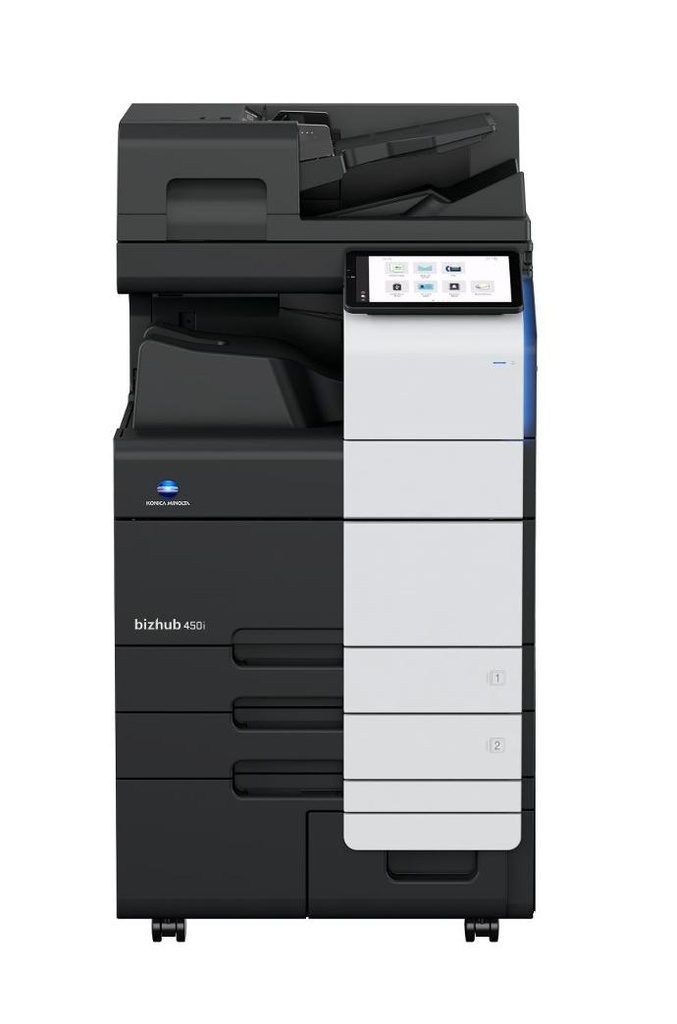 Konica Minolta Bizhub 450i + Alimentator Documente DADF + Stand Mobil + Toner - Instalare Gratuita