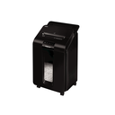 Distrugator documente automat Fellowes Automax 100M, P4, Mini-cut, 100 coli, cos 23l, negru