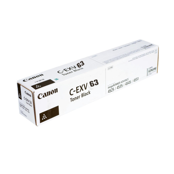 C-EXV 63 - Cartus toner original Canon pentru IR2725i / IR2730i / IR2745i
