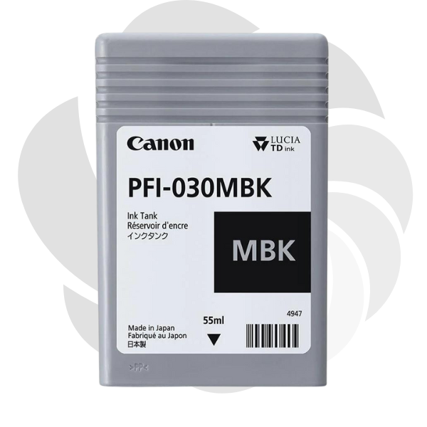 PFI-030MBK Matte Black - Cartus cerneala originala Canon 55 ml pentru TM-240 / TM-340