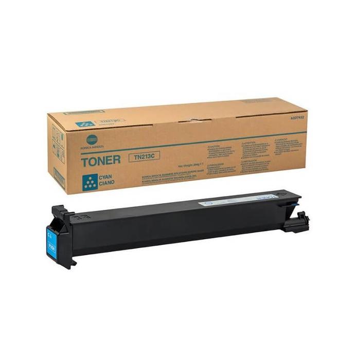 TN-213 Cyan - Cartus toner original Konica Minolta pentru Bizhub C203 / Bizhub C253