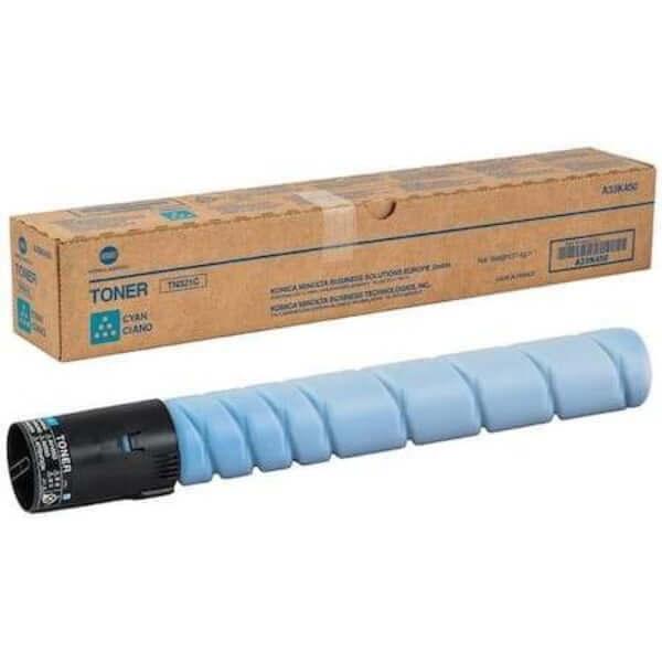 TN-321 Cyan - Cartus toner original Konica Minolta pentru Bizhub C224e / Bizhub C284e / Bizhub C364e