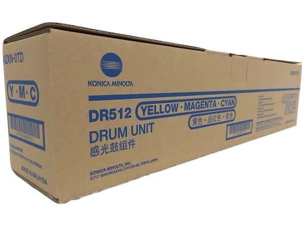 DR-512 Yellow / Magenta / Cyan - Drum Unit original Konica Minolta pentru Bizhub C224e / Bizhub C284e / Bizhub C364e / Bizhub C454e / Bizhub C554e