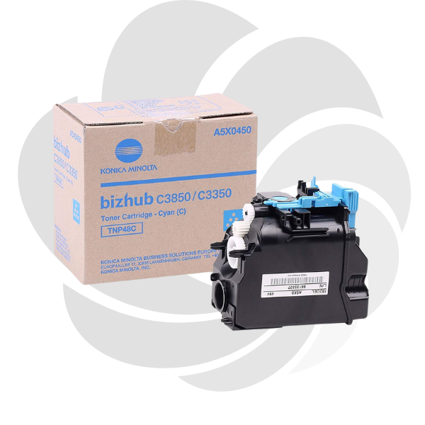 TNP-48 Cyan - Cartus toner original Konica Minolta pentru Bizhub C3350 / Bizhub C3850