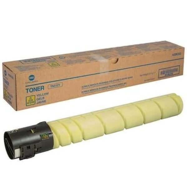 TN-512 Yellow - Cartus toner original Konica Minolta pentru Bizhub C454e / Bizhub C554e