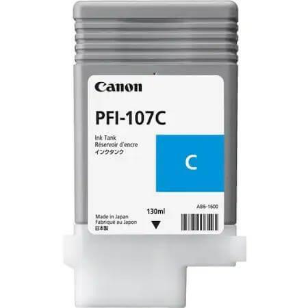 PFI-107 Cyan - Cartus cerneala original Canon Dye Ink pentru IPF670 / IPF680 / IPF685 / IPF770 / IPF780 / IPF785