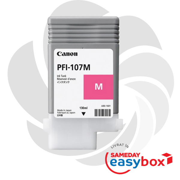 PFI-107 Magenta - Cartus cerneala original Canon Dye Ink pentru IPF670 / IPF680 / IPF685 / IPF770 / IPF780 / IPF785