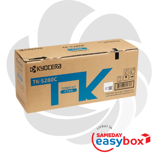 [1T02TWCNL0] TK-5280 Cyan - Cartus toner original Kyocera pentru Ecosys P6235cdn / M6235cidn / M6635cidn
