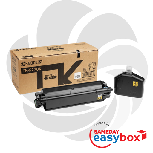 [1T02TV0NL0] TK-5270 Black - Cartus toner original Kyocera pentru Ecosys P6230cdn / M6230cidn / M6630cidn