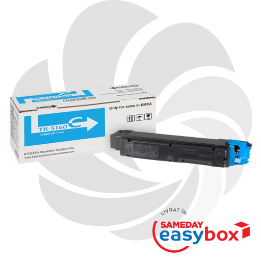 [1T02NTCNL0] TK-5160 Cyan - Cartus toner original Kyocera pentru Ecosys P7040cdn
