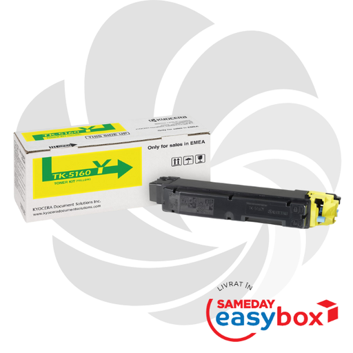 [1T02NTANL0] TK-5160 Yellow - Cartus toner original Kyocera pentru Ecosys P7040cdn