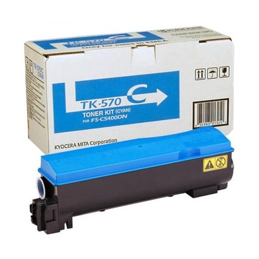 [1T02HGCEU0] TK-570 Cyan - Cartus toner original Kyocera pentru FS-C5400DN / Ecosys P7035cdn