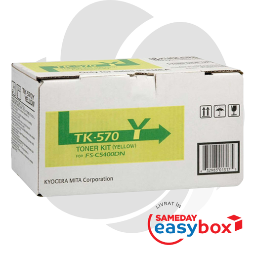 [1T02HGAEU0] TK-570 Yellow - Cartus toner original Kyocera pentru FS-C5400DN / Ecosys P7035cdn