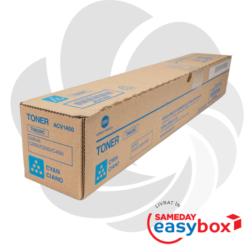 [ACV1450] TN-626 Cyan - Cartus toner original Konica Minolta pentru Bizhub C450i / Bizhub C550i / Bizhub C650i