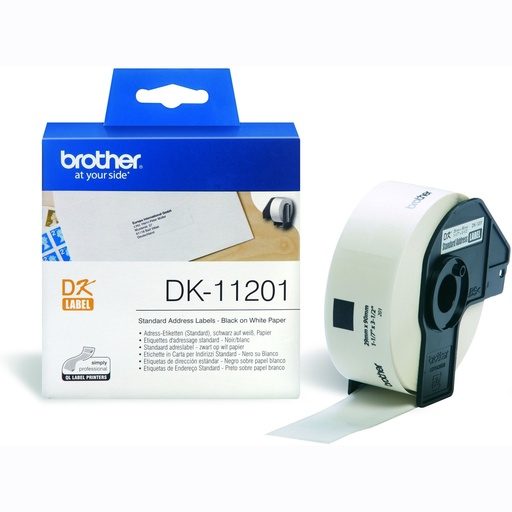 [DK11201] DK11201 / DK-11201 Rola etichete originala Brother Standard Address Label 29mm x 90mm