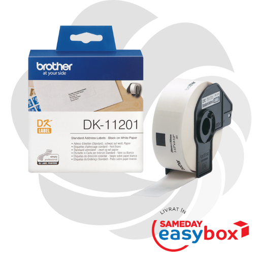 [DK11201] DK11201 / DK-11201 Rola etichete originala Brother Standard Address Label 29mm x 90mm