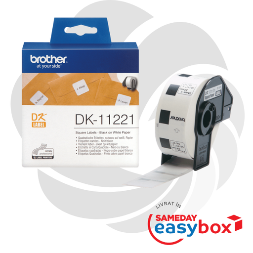 [DK11221] DK11221 / DK-11221 - Rola etichete originale Brother 23mm x 23mm