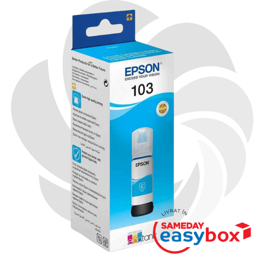[C13T00S24A] Epson 103 Cyan EcoTank - Flacon cerneala originala 