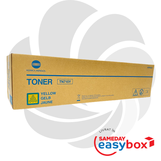 [ACP8250] TN-715 Yellow - Cartus toner original Konica Minolta pentru Bizhub C750i